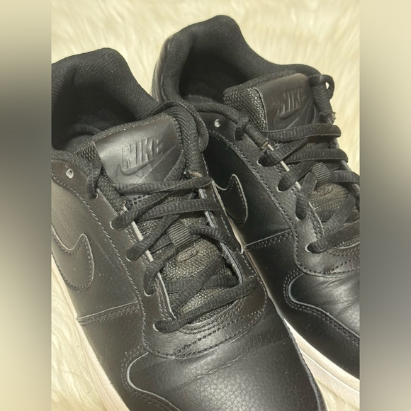 Womens Nike Ebernon Low black white sneakers - Picture 3 of 10